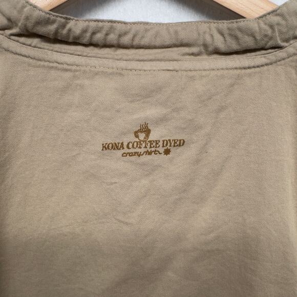 Crazy Shirts Hawaii Unisex L Kona Dyed Pullover Banded Floral Rainbow Relaxed - Picture 6 of 9